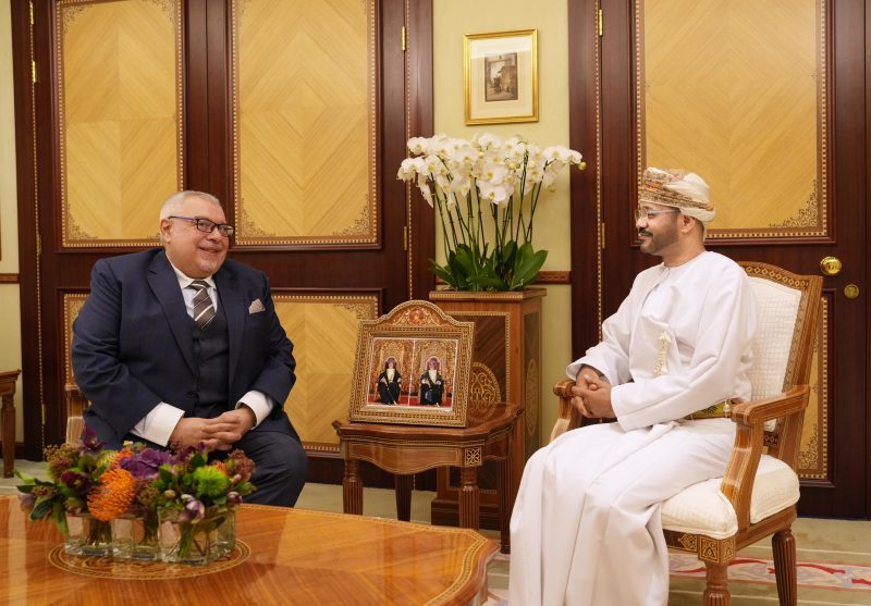 Foreign Minister receives copy of credentials of Cypriot Ambassador to Oman 