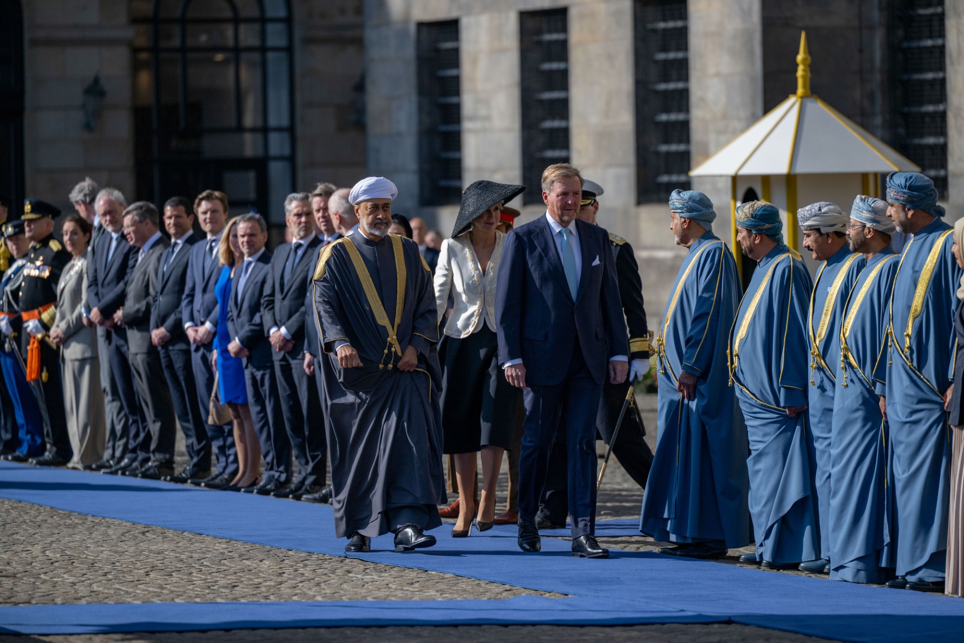 مراسمُ استقبال رسميّةٌ لجلالةِ السُّلطان المعظّم