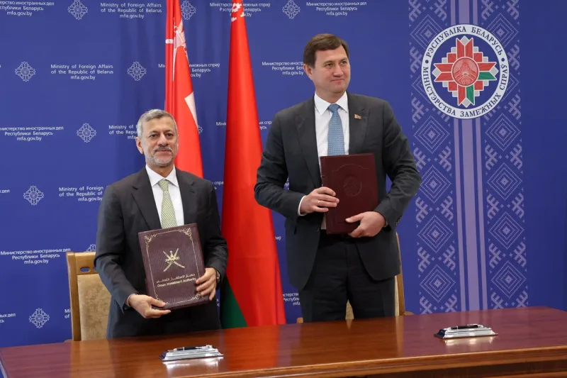 سلطنة عُمان وبيلاروس توقّعان اتفاقية إنشاء لجنة مشتركة 