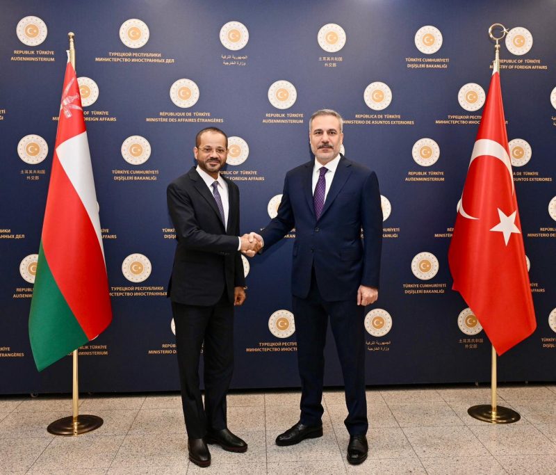 Oman's Foreign Minister holds talks with Foreign Minister of the Republic of Türkiye, in the Turkish capital Ankara.