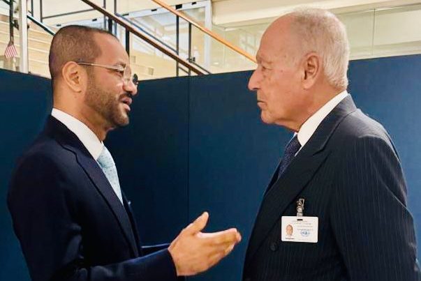 معالي السيد وزير الخارجية يلتقي الأمين العام للجامعة العربية في نيويورك