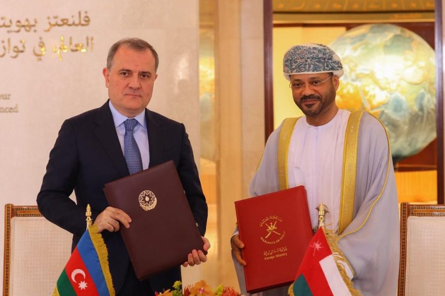 معالي السيد وزير الخارجية يستقبل وزير الشؤون الخارجية بأذربيجان