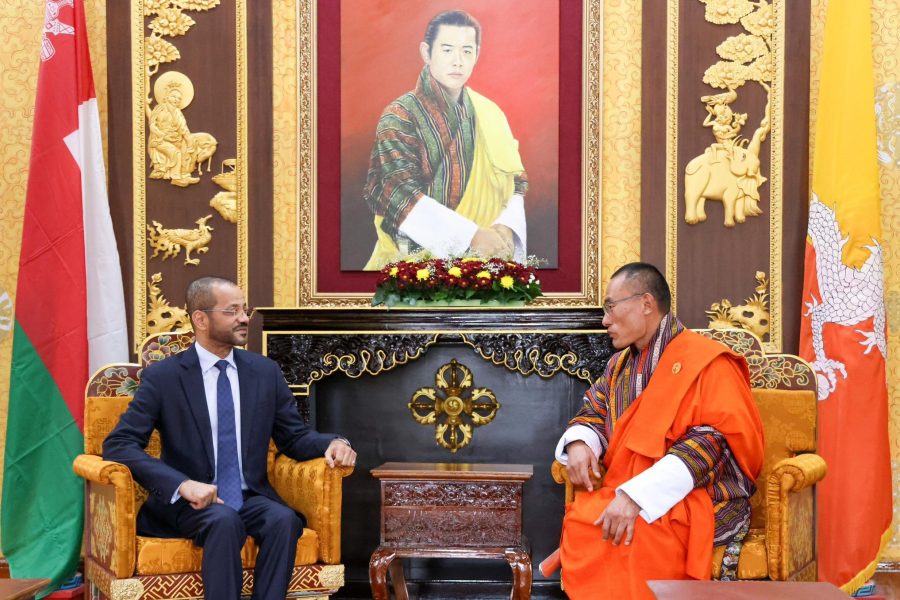 Oman's Foreign Minister meets the Prime Minister of Bhutan