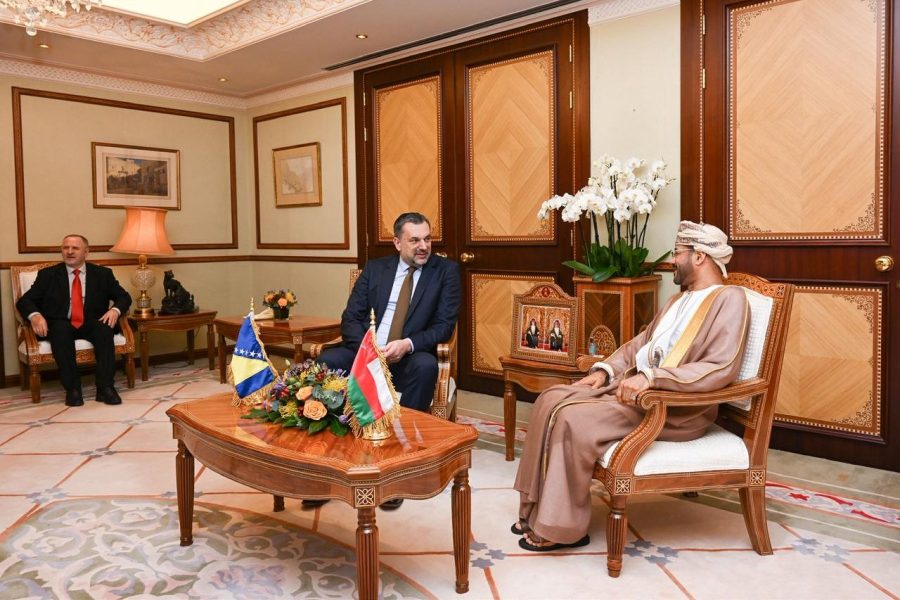 Minister receives Foreign Minister of Bosnia and Herzegovina