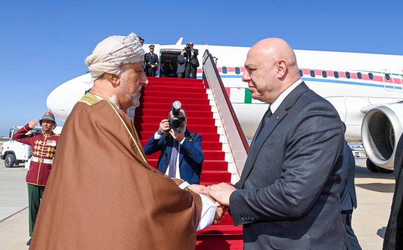 Lebanese President departs Oman