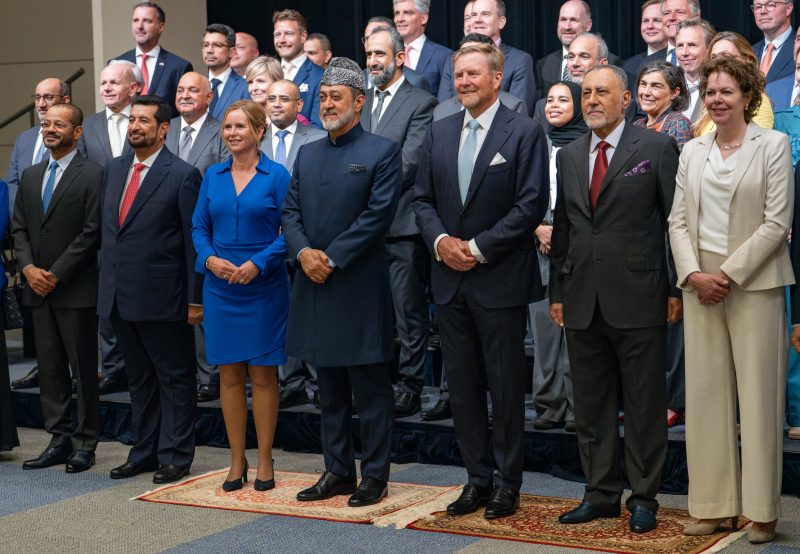 جلالةُ السُّلطان المعظم يلتقي برؤساء الشركات الهولندية الكبرى