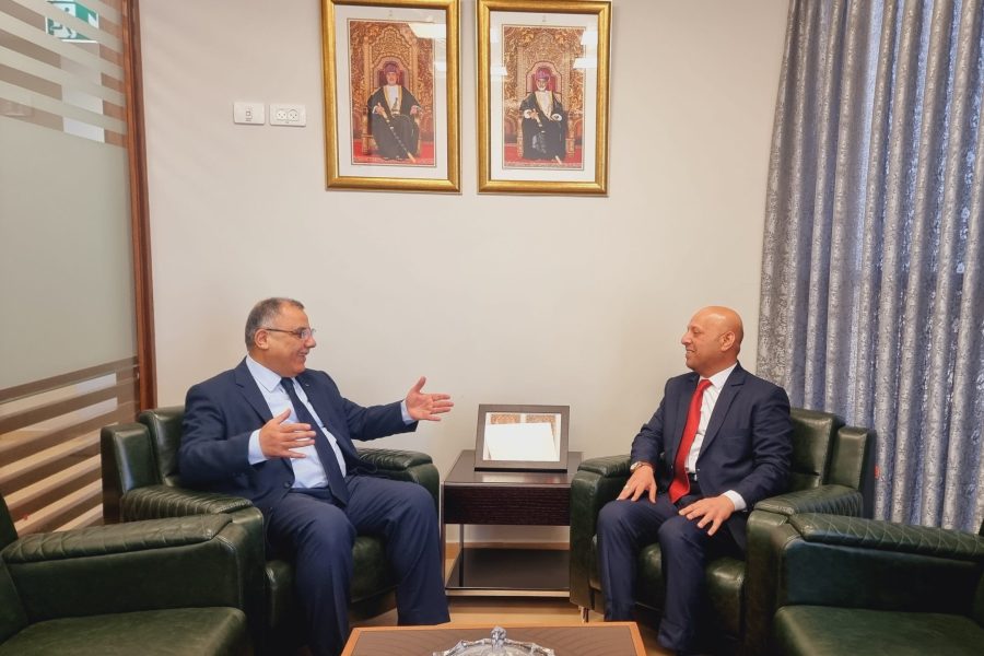 Palestine: Head of Mission receives editor of Al Quds newspaper