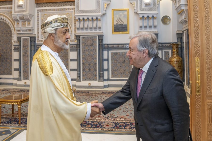 His Majesty receives UN Secretary General