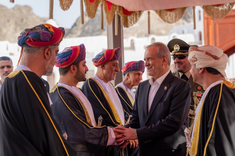 مراسم استقبال رسميّة تكريمًا لرئيس الجمهورية الإسلامية الإيرانية بقصر العلم العامر