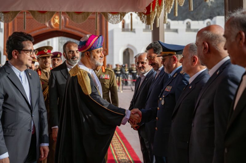 مراسم استقبال رسميّة تكريمًا لرئيس الجمهورية الإسلامية الإيرانية بقصر العلم العامر