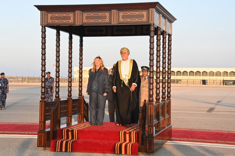 Italian Prime Minister arrives in Oman