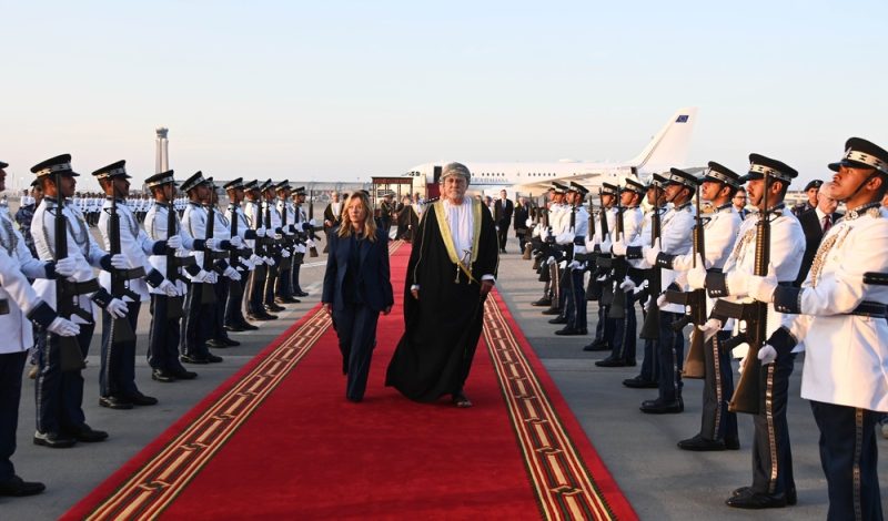 Italian Prime Minister arrives in Oman