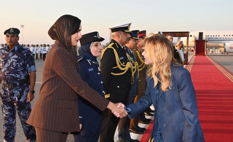 Italian Prime Minister arrives in Oman