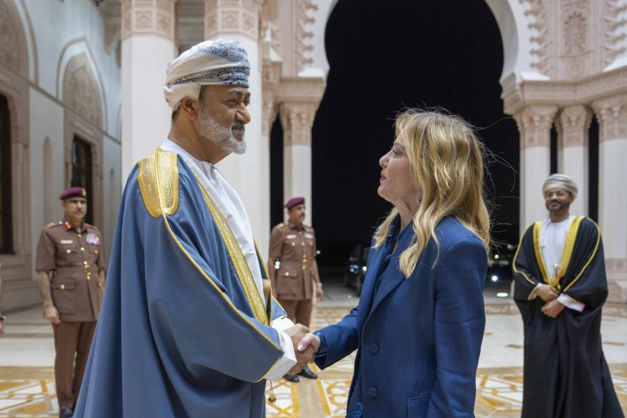 His Majesty holds talks with Italian Prime Minister