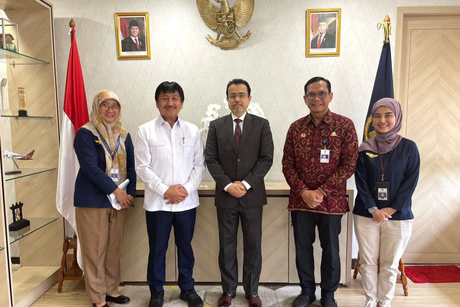 Indonesia: Ambassador receives Civil Aviation Authority Director