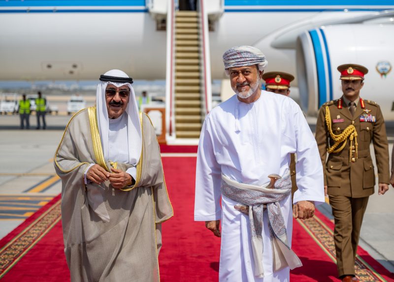 His Majesty with Emir of Kuwait