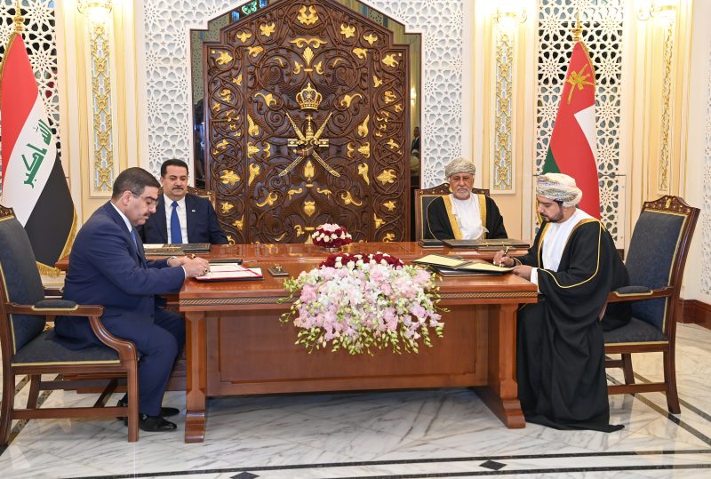 Oman and Iraq sign agreements and Memoranda of Understanding