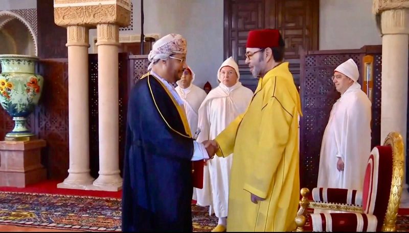 Oman's Ambassador presents his credentials to the King of Morocco