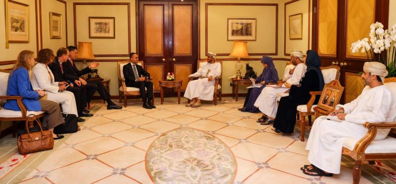 Political Undersecretary meets EU special representative for the Gulf Region