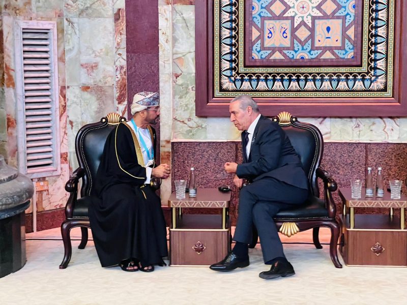 Foreign Minister meets Palestine Vice President to discuss developments in the Palestinian cause