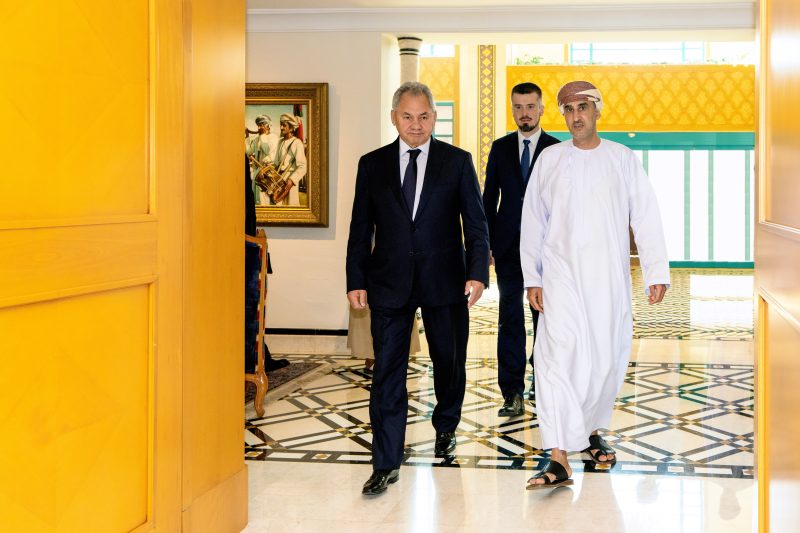 Oman and Russia hold a session of the Strategic Dialogue in Muscat.