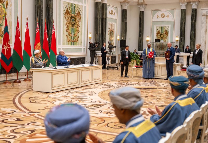 His Majesty and President of Belarus Grace Signing of Agreements and MoUs