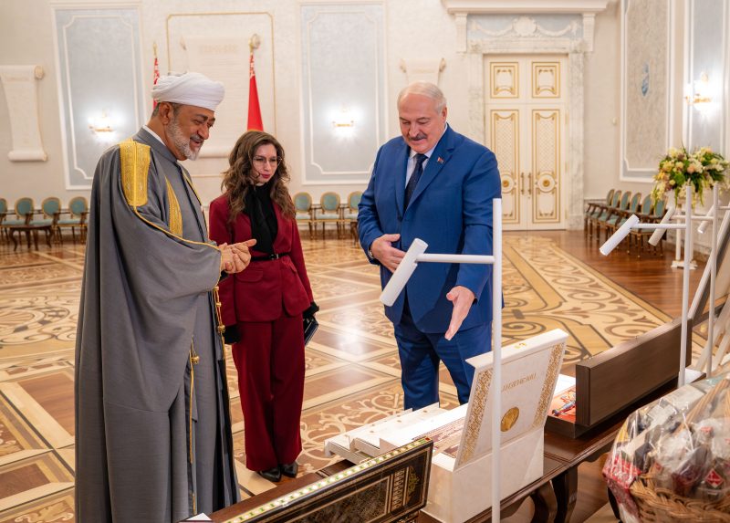 His Majesty and President of Belarus Grace Signing of Agreements and MoUs