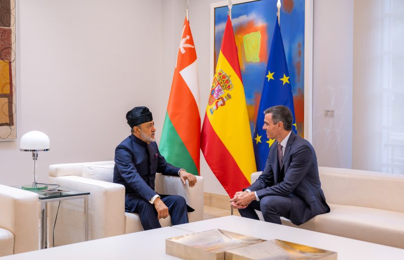 His Majesty hold talks with Spanish Prime Minister