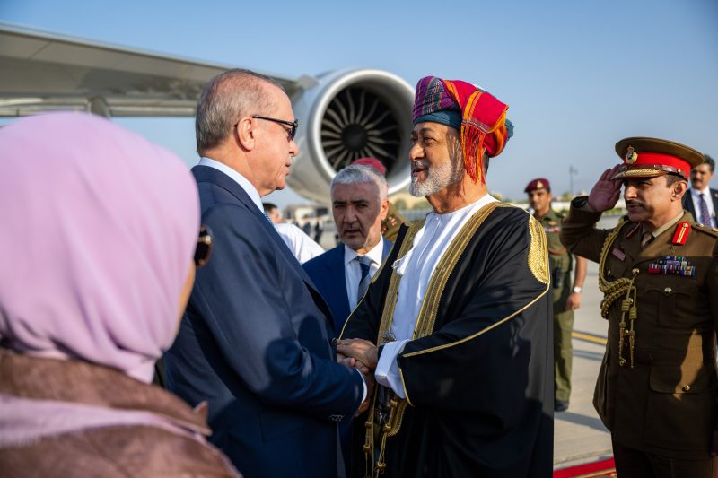 President of Türkiye arrives in Oman