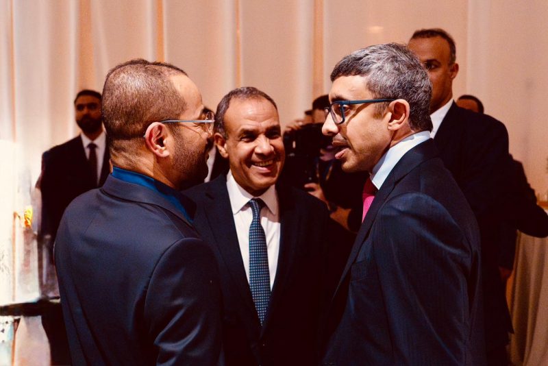 معالي السيد وزير الخارجية يحضر حفل استقبال نظمه وزير الخارجية الإماراتي