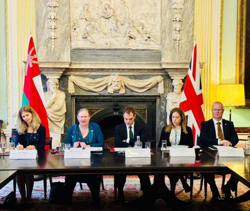 انعقاد الدورة ال17 لمجموعة العمل العمانية البريطانية في لندن