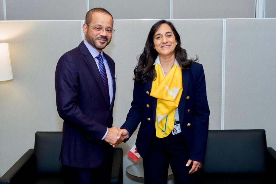 Minister discusses cooperation with Canadian counterpart