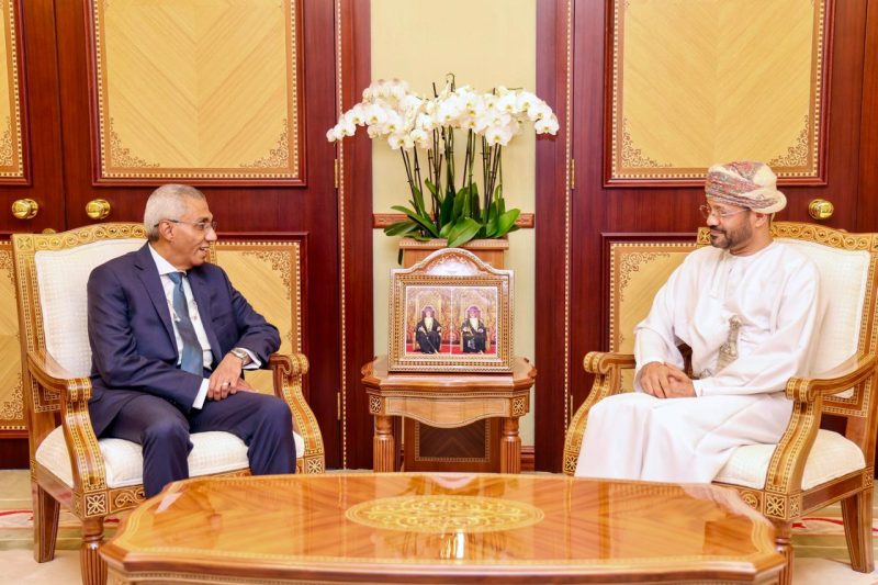 Minister receives a copy of the credentials of the Egyptian ambassador