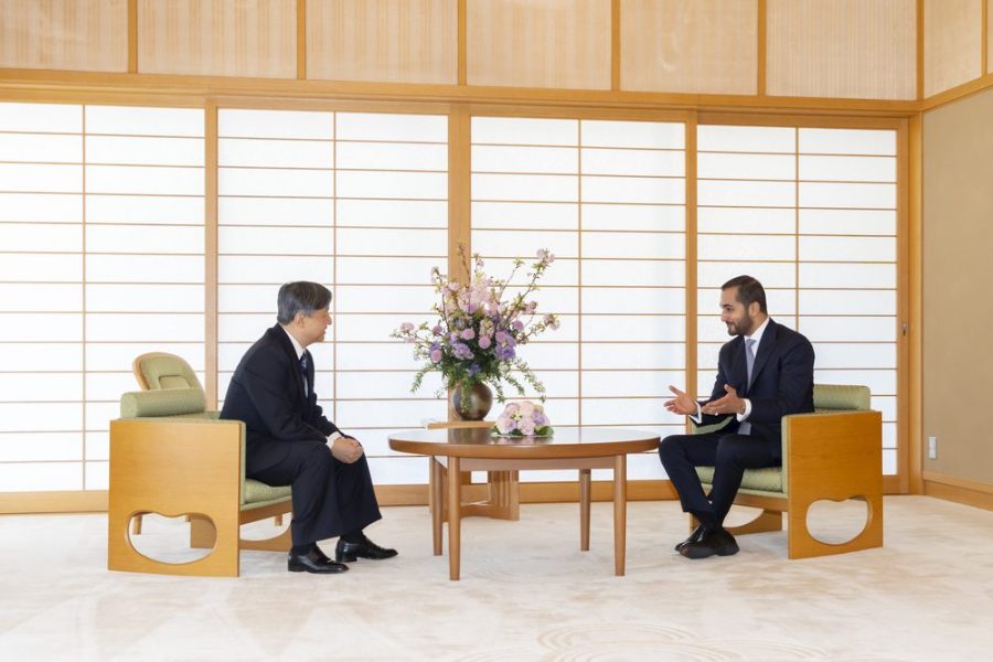 Japan's Emperor receives His Highness Sayyid Theyazin bin Haitham