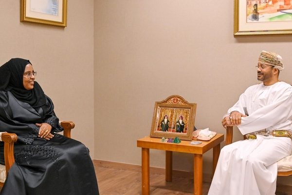 Sayyid-Badr with Kenyan Ambassador