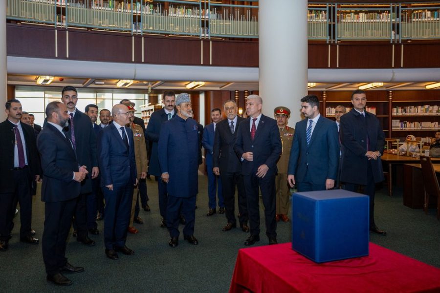 His Majesty visits Turkish National Library