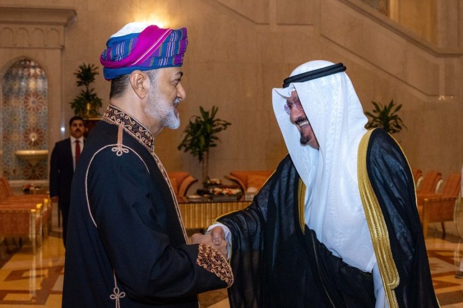 His Majesty the Sultan receives the Prime Minister of Kuwait