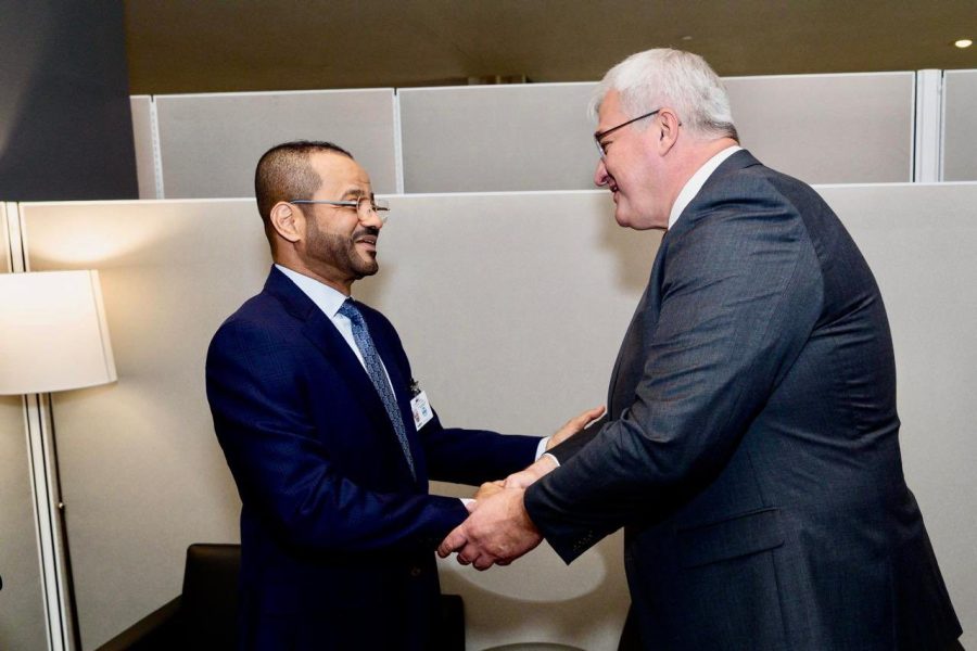 Minister meets Ukrainian counterpart in New York